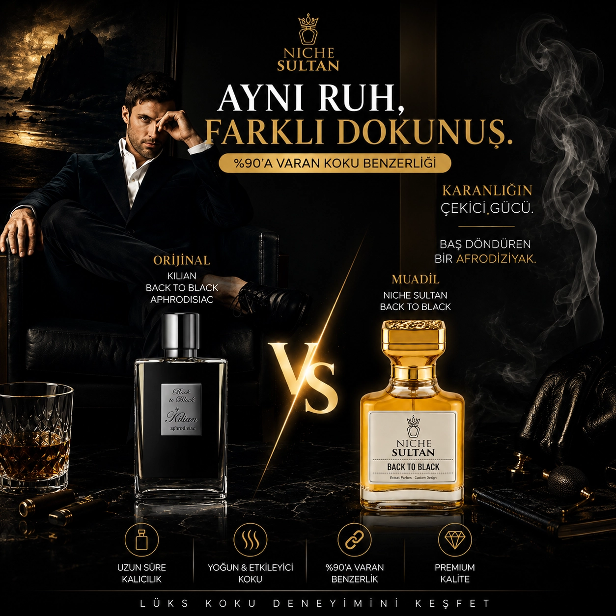 NICHE SULTAN - BACK TO BLACK (Tenine İşleyen Yasak Koku)